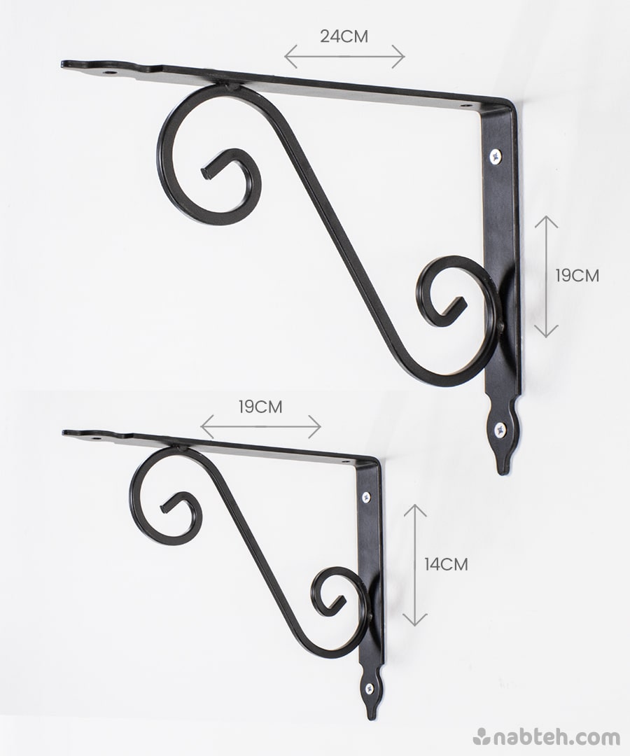 decorative brackets for hanging plants Metal Brackets For Hanging Plants & Shelves – Nabteh.com