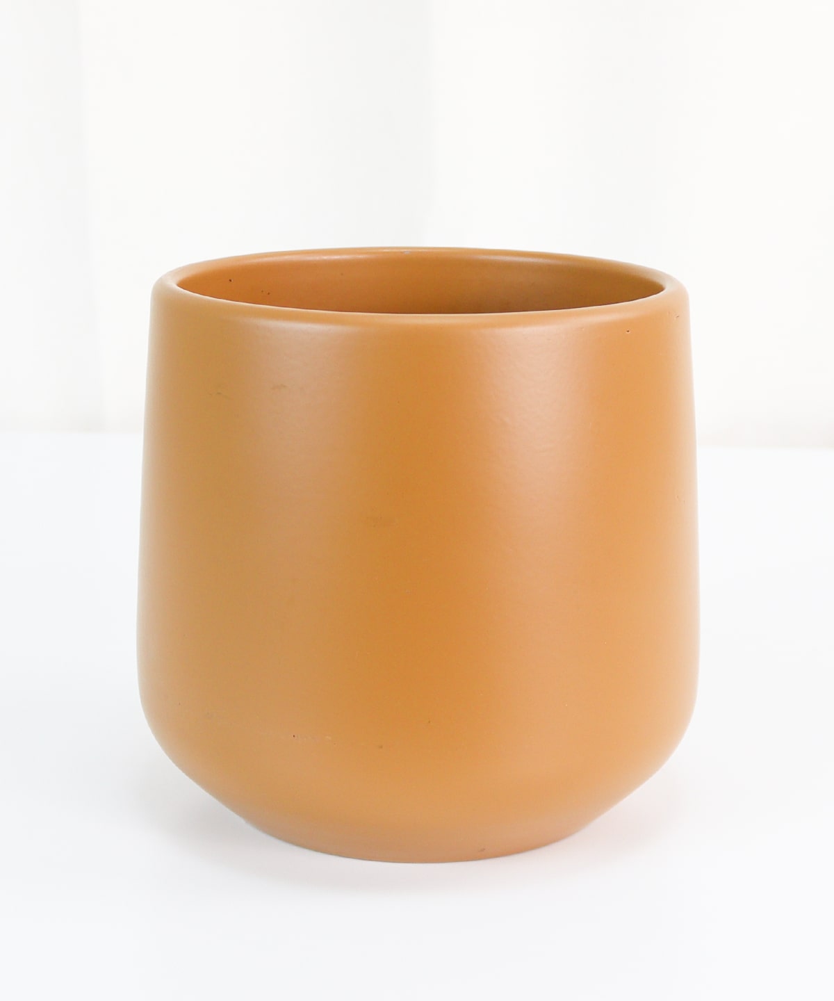 Small Caramel Ceramic Pot