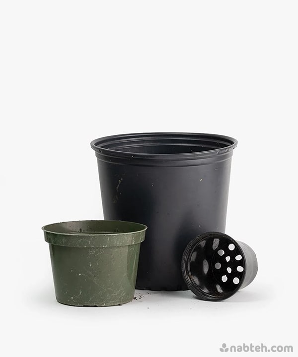plastic nursery grow pot