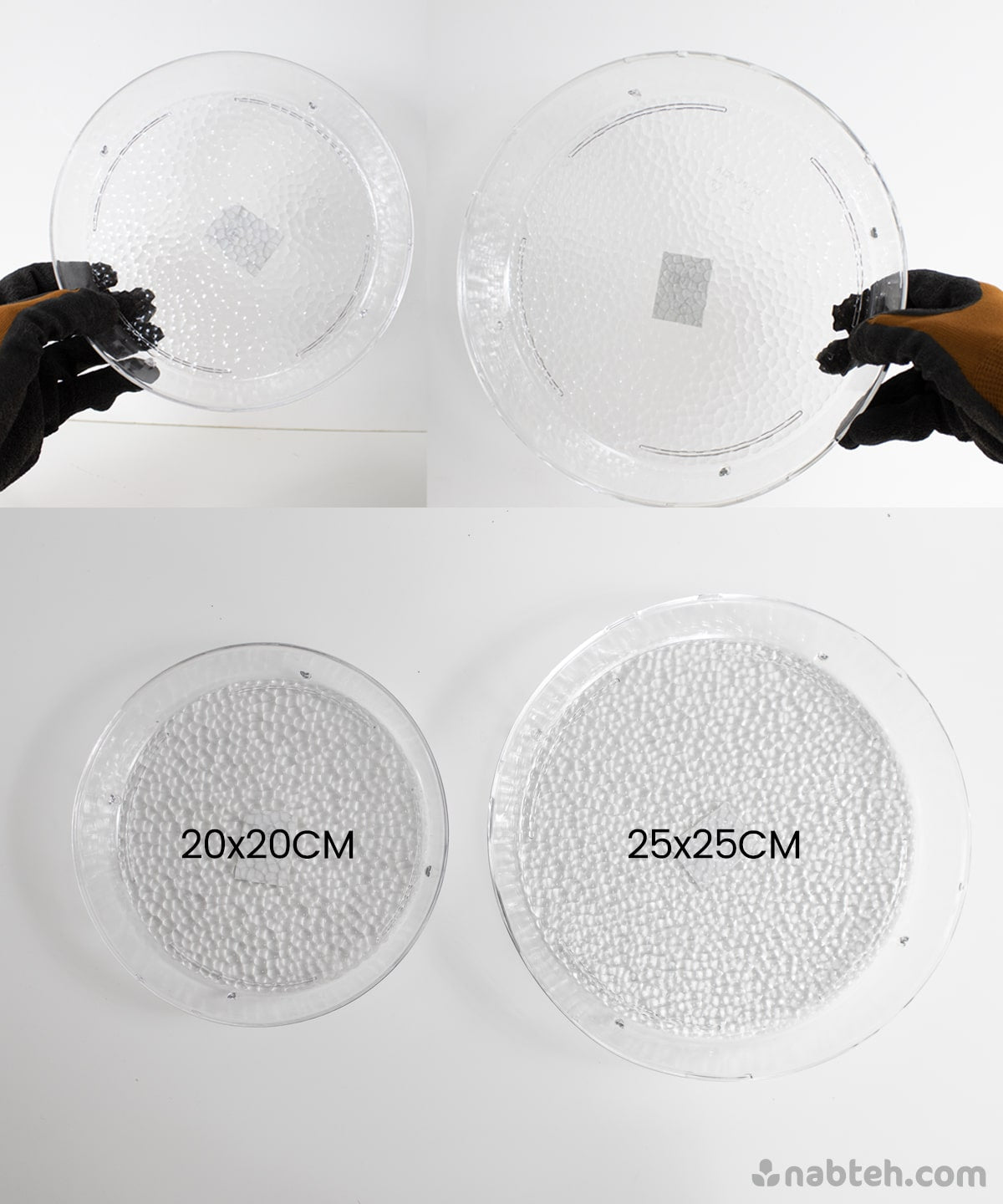 Clear Plastic Saucer Dish