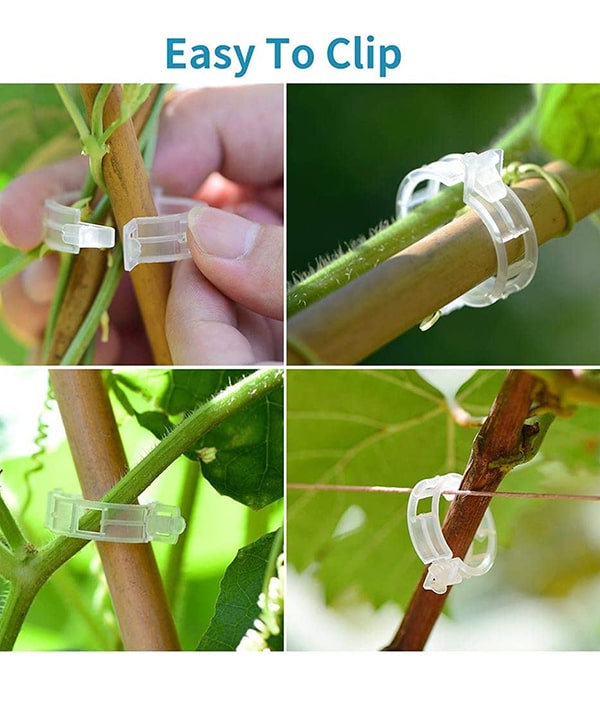 plastic plant support clips Plant Support Clips (10 PCS) – Nabteh.com